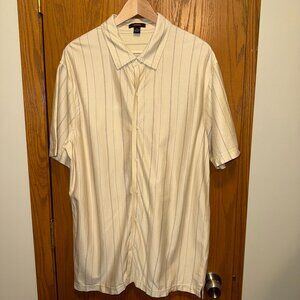 Alfani Men's XL Button Up shirt 100% Cotton